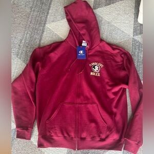 CHAMPION SEMINOLE FLORIDA STATE FULL-ZIP HOODIE NWT